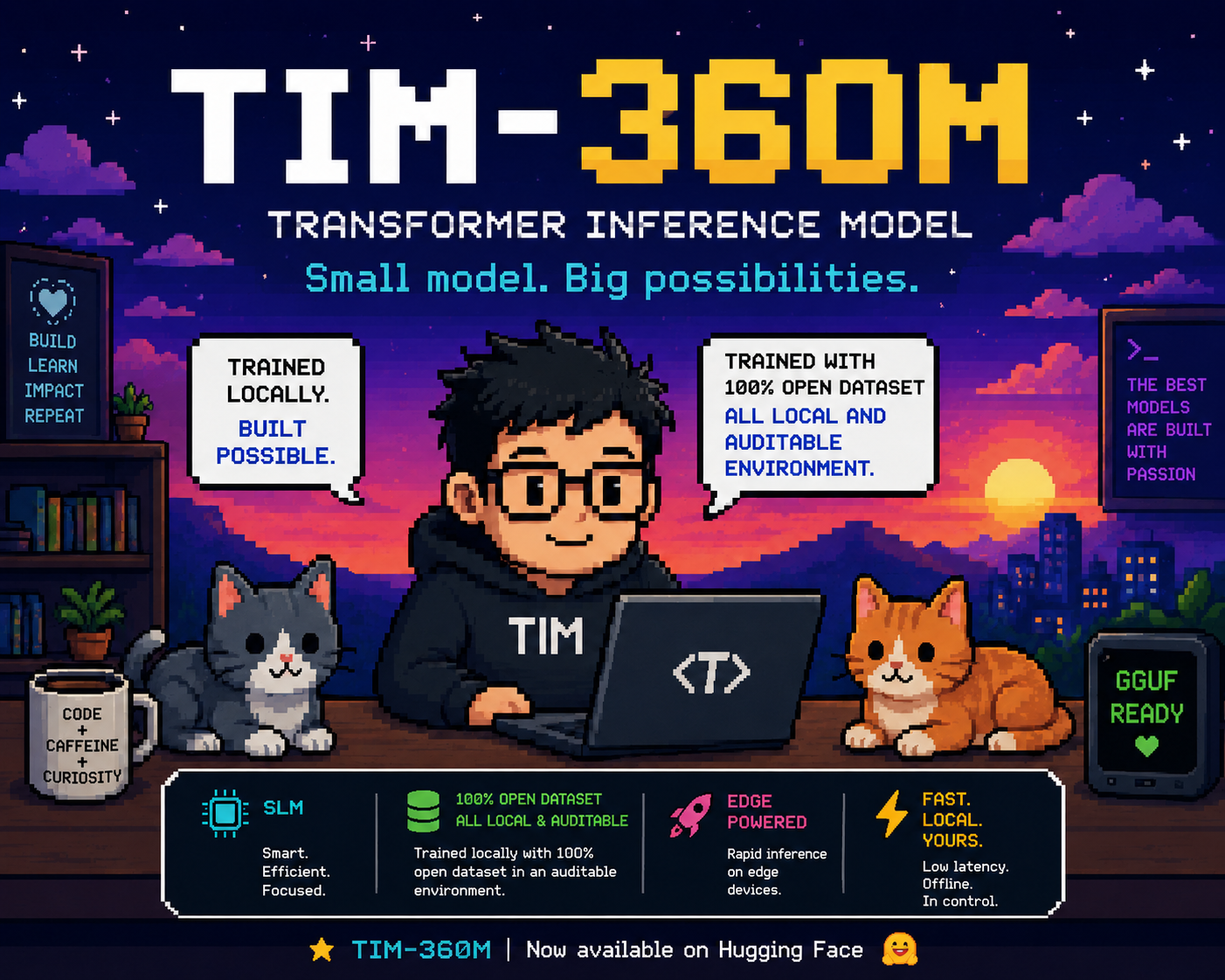 TIM-360M: Small model. Big possibilities.
